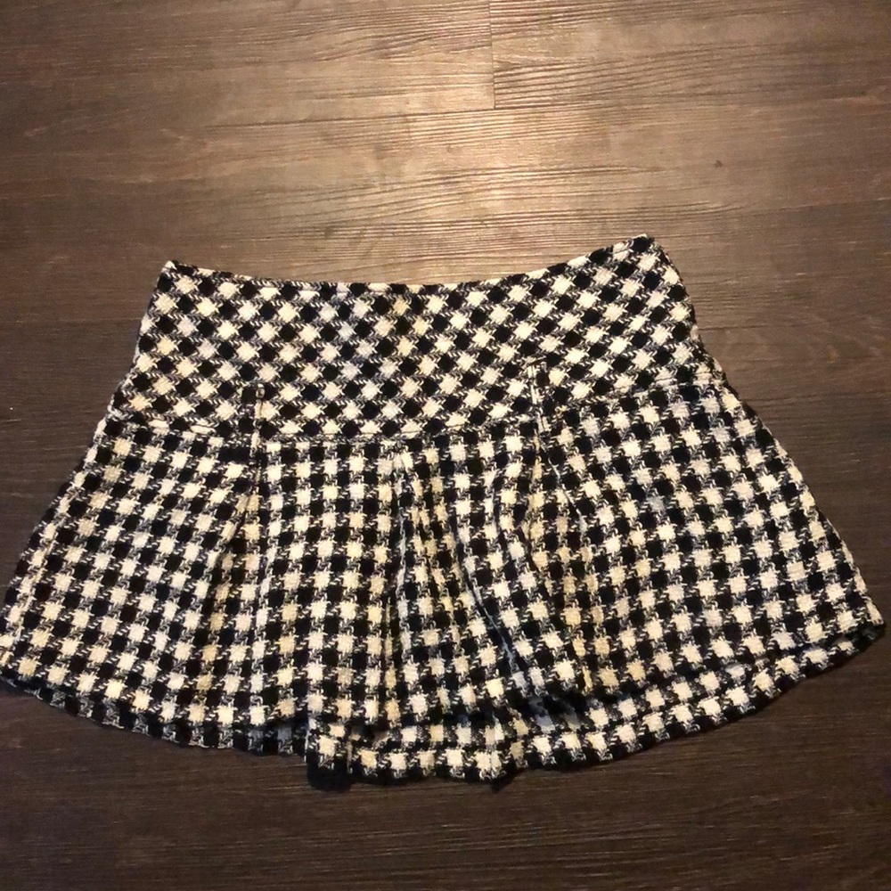 Checkered skirt